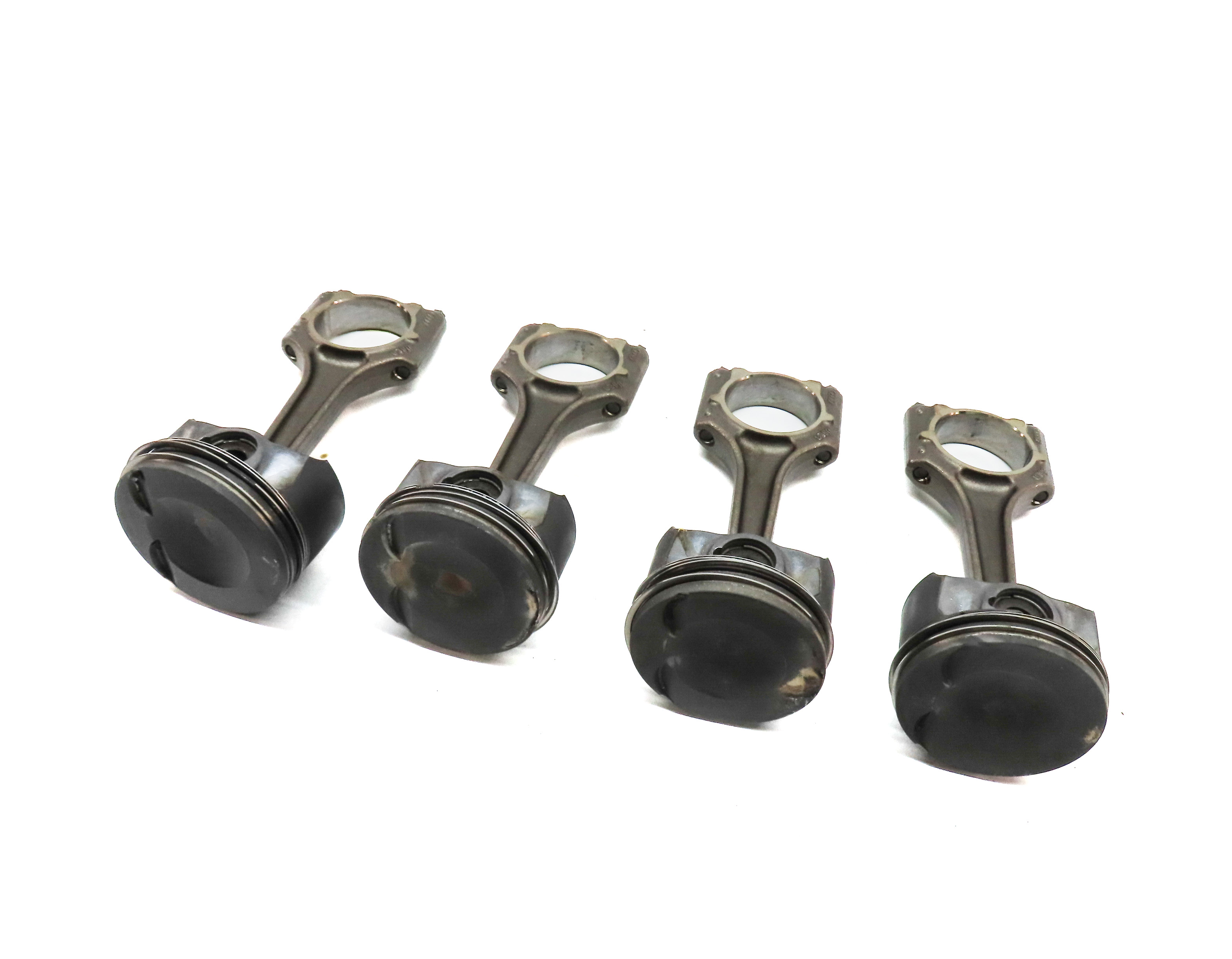 11-18 VW AUDI - A3 A4 A5 A6 Q5 TT BEETLE JETTA TIGUAN - 2.0L TURBO PISTON SET4 — exact item pictured